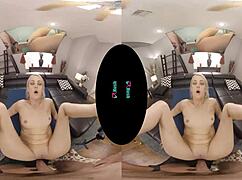 Vrhush Zoe Sparx Has Her Ass Filled Up With Cum In Bent Over Cowgirl