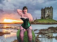 Granny Greensprings Uses Vibrator for Hardcore Orgasm in Mature Solo Scene