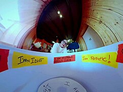 Dominatrix Mistress April Commands Girl from Ipanema with Huge Holes for Double Fisting