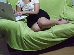 I Cum Hard on the Couch!