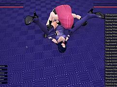 Two women explore femdom dynamics in a casual lesbian encounter.