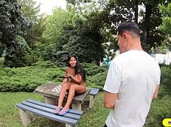 Horny beauty britney amber submits to mia mae's strapon domination 😍