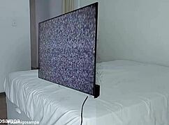 halloween samara shows up at home and takes two black cocks