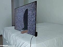 halloween samara shows up at home and takes two black cocks