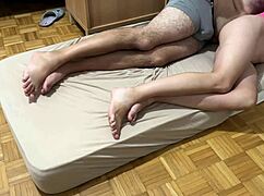 my wife invited the neighbor with a monster cock, we smoked and fucked all over the house