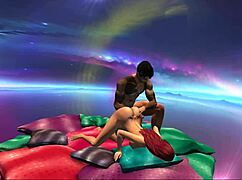 explore a fantasy couple's voyeuristic bubble of pleasure in intimate settings