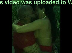 lene's outdoor pussy for strangers' big black cocks