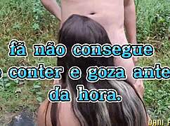 Wow, Dani Fitness si scatena succhiando e scopando su un sentiero naturale!