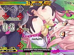 ddr chart playing slow down with cute anime dance moves