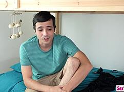 Tiny Blonde Teen Fucks Stepbro After Party