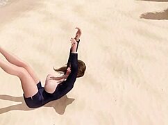 Hey, Wanna See DOA-SA-F10 5 Secretary Strip Down to Panties?!