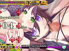 ddr chart playing slow down with cute anime dance moves