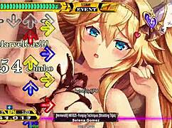 ddr chart playing slow down with cute anime dance moves