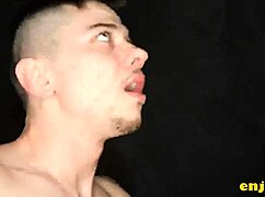 i’m obsessed with angelique lapiedra, that horny spanish babe, getting double slammed by two rough guys in wild gang action.