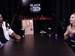 Julia Fontanelli's seductive massage turns into wild blowjob