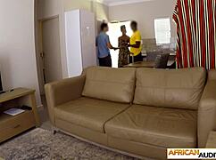 I brought my boyfriend to this pure African amateur model audition for support