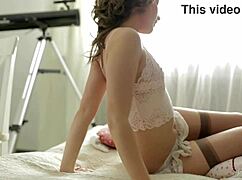 Ever seen teen slut Jessie find her magic spot solo?