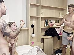 Gangbang Crew Pounds Defenseless Schoolgirl with Anal and Double Penetration