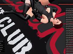 Lesbian femdom dominating her partner