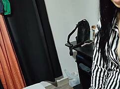 I met Estefani at the mall while heading to eat lunch