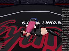 Lesbian femdom dominating her partner