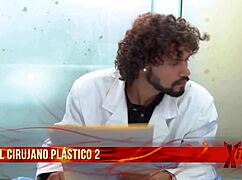 I got wild with my plastic surgeon and his huge cock after surgery. Redhead riding hard for a quickie thrill!