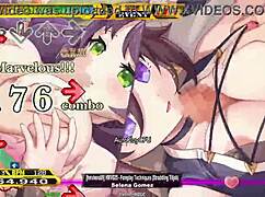 ddr chart playing slow down with cute anime dance moves