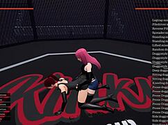 Lesbian femdom dominating her partner