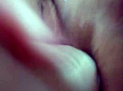 Big Dildo Makes Her Cum