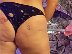 Redhead hotwife steffi performs a dance in panties for this compilation promo.