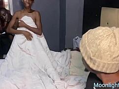 petite housewife cheats with bbc stepbrother