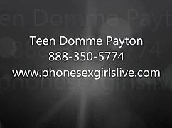 Hej Payton, pogovarjajmo se o ponižanju majhnega kurčka prek telefonskega seksa