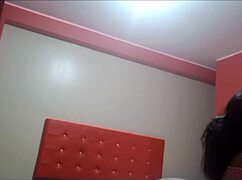 Stepbrother catches me in dad's room for blowjob and hard doggystyle fucking