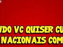 does the big titty white girl give a hand job that leads to swallow?