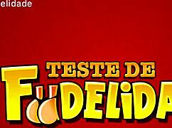 does the big titty white girl give a hand job that leads to swallow?