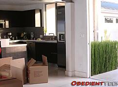 How Does This Dominated CFNM Teen Handle Being Bound So Rough?