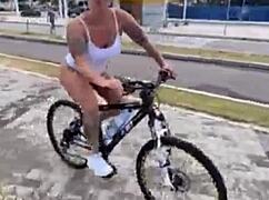 Cassiana costa rides with anal plug in cowgirl position