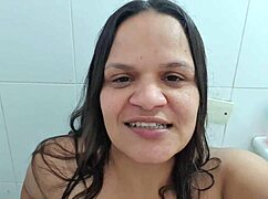 Latina Prostitute Teases Cuckold Husband Evandro