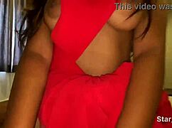 omg, that hot indian babe in red saree got fucked hard in the college bathroom 😍