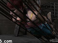 Four Beauties Get Rough Fucking In Petite Cage