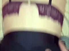 Brunette Latina with Tattoos Gets Anal Fucked by Guy in Feminine Clothes