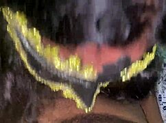 A latina woman in lingerie shares a homemade story with her neighbor at dawn