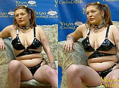 Latina gets bound and toyed in bedroom bdsm