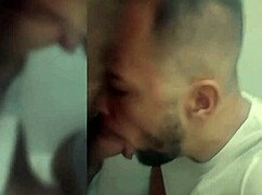 Damn! He paid me to suck him in the gym locker!