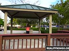 Street Blowjobs Evolve into Intense Banging with Harley Ann Wolf and Tyler Steel