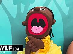 On Skeet Street, Ryan Keely combines anal plumbing with pussy play in a wild blowbang.