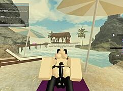 damn, wet legs riding monster cock in wild doggystyle action! 😜