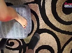 Wow, dirtiest blonde autumn is ready for deepthroat fucking!