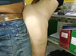 Hora extra com o chefinho sucking monster cock at work 😏