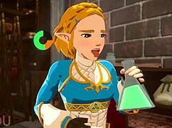 Princess Sucking Dick in Hentai Style 😘